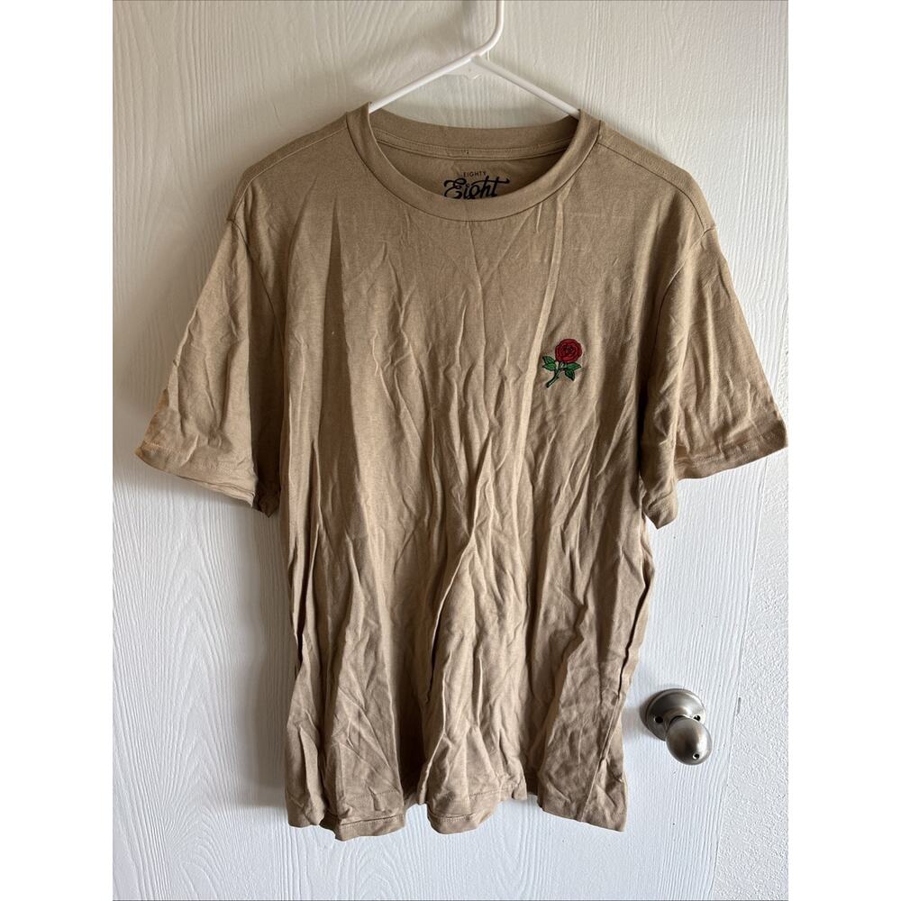 Eighty Eight - Beige Shirt With A Rose - Size Large